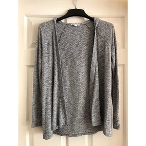 American Eagle Hooded Knit Cardigan